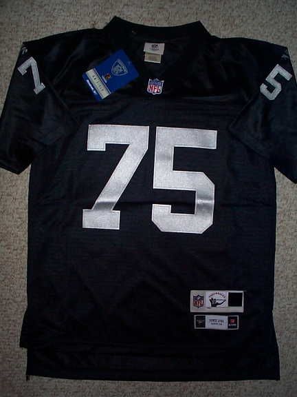 Stitched Sewn Oakland Raiders Howie Long NFL Throwback Jersey Youth S