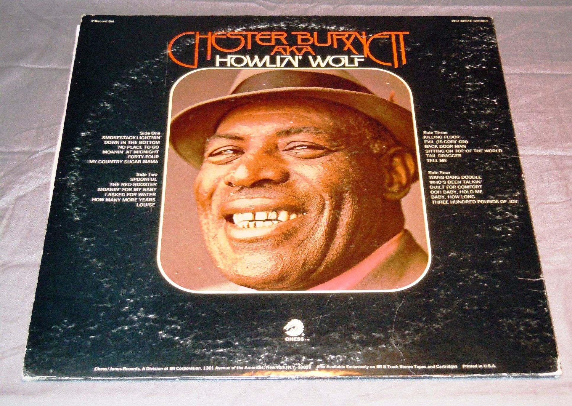 Chester Burnett aka Howlin Wolf Signed Record Album Vinyl 2 LP Chess