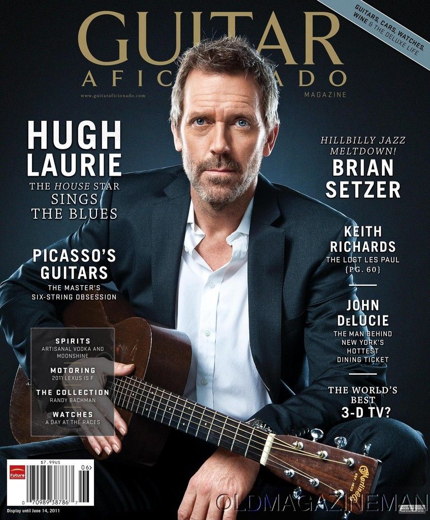 Guitar Aficionado Hugh Laurie Keith Richards Setzer