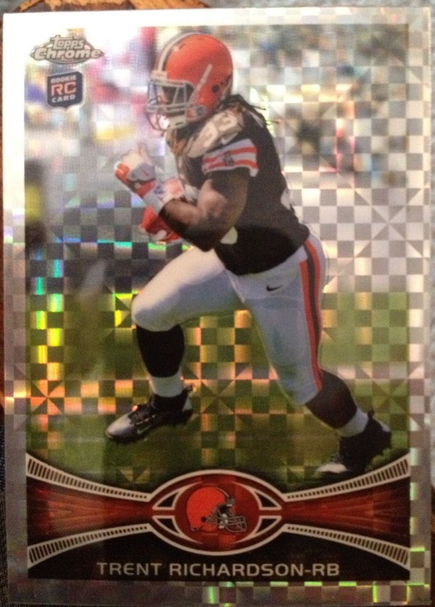 2012 TOPPS CHROME TRENT RICHARDSON XFRACTOR REFRACTOR ROOKIE PACK