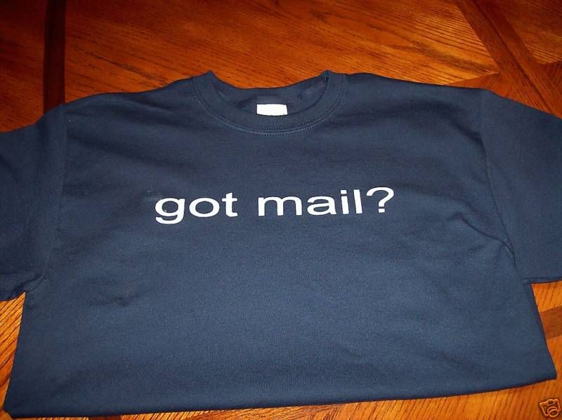 Got Mail Postal T Shirt silkscreened Nice USPS