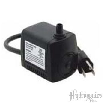 Hydrofarm Active Aqua Submersible Water Pump 40 GPH Hydroponics