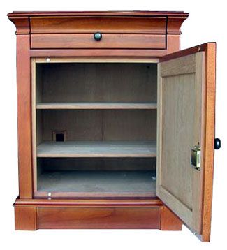 Deluxe End Table Cabinet Humidor