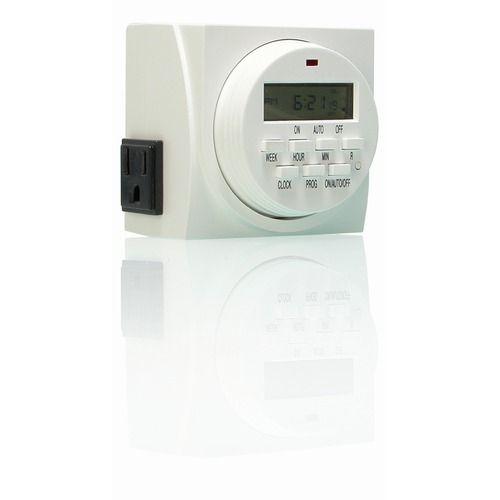 Hydrofarm 7 Day Dual Outlet Digital Timer TM01715D