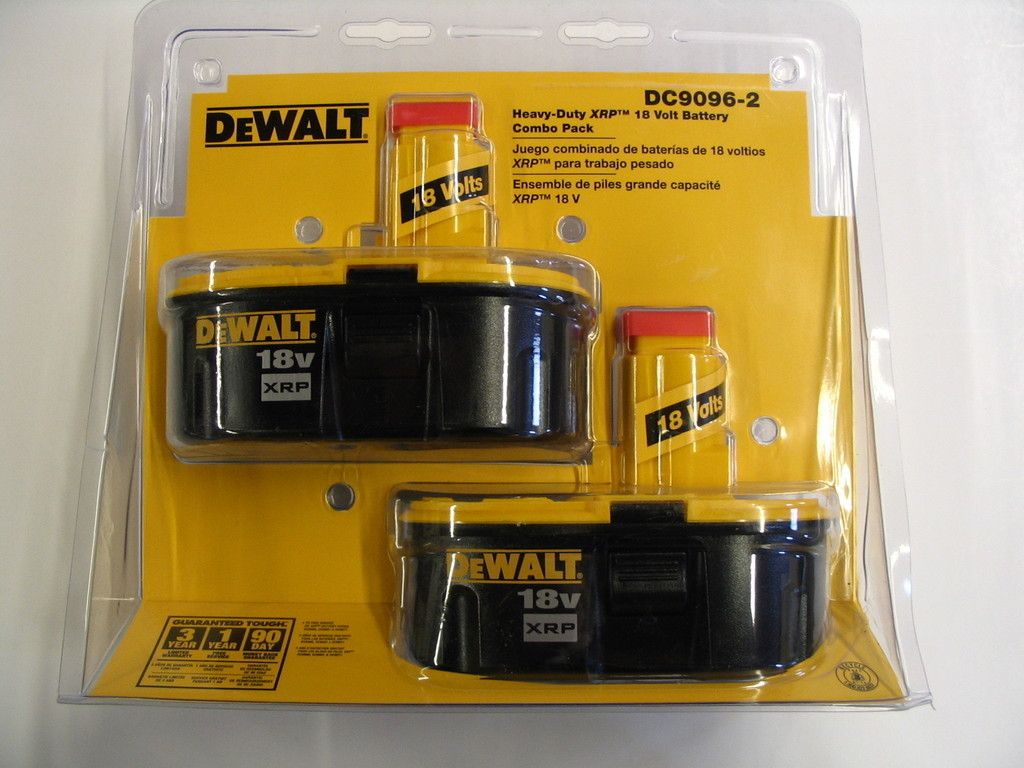 Dewalt 18V XRP Battery DC9096 2 Pack 18 Volt DC9096 2