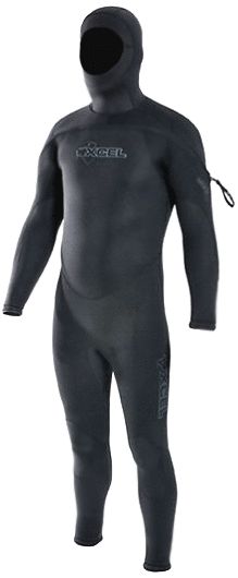 5mm Mens Xcel Polar Hydroflex Scuba Fullsuit