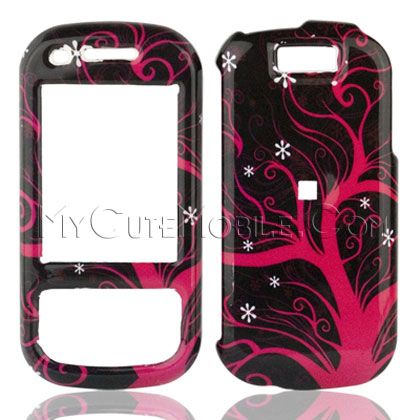 Sprint Samsung Exclaim M550 Case   Midnight Tree Faceplate Housing