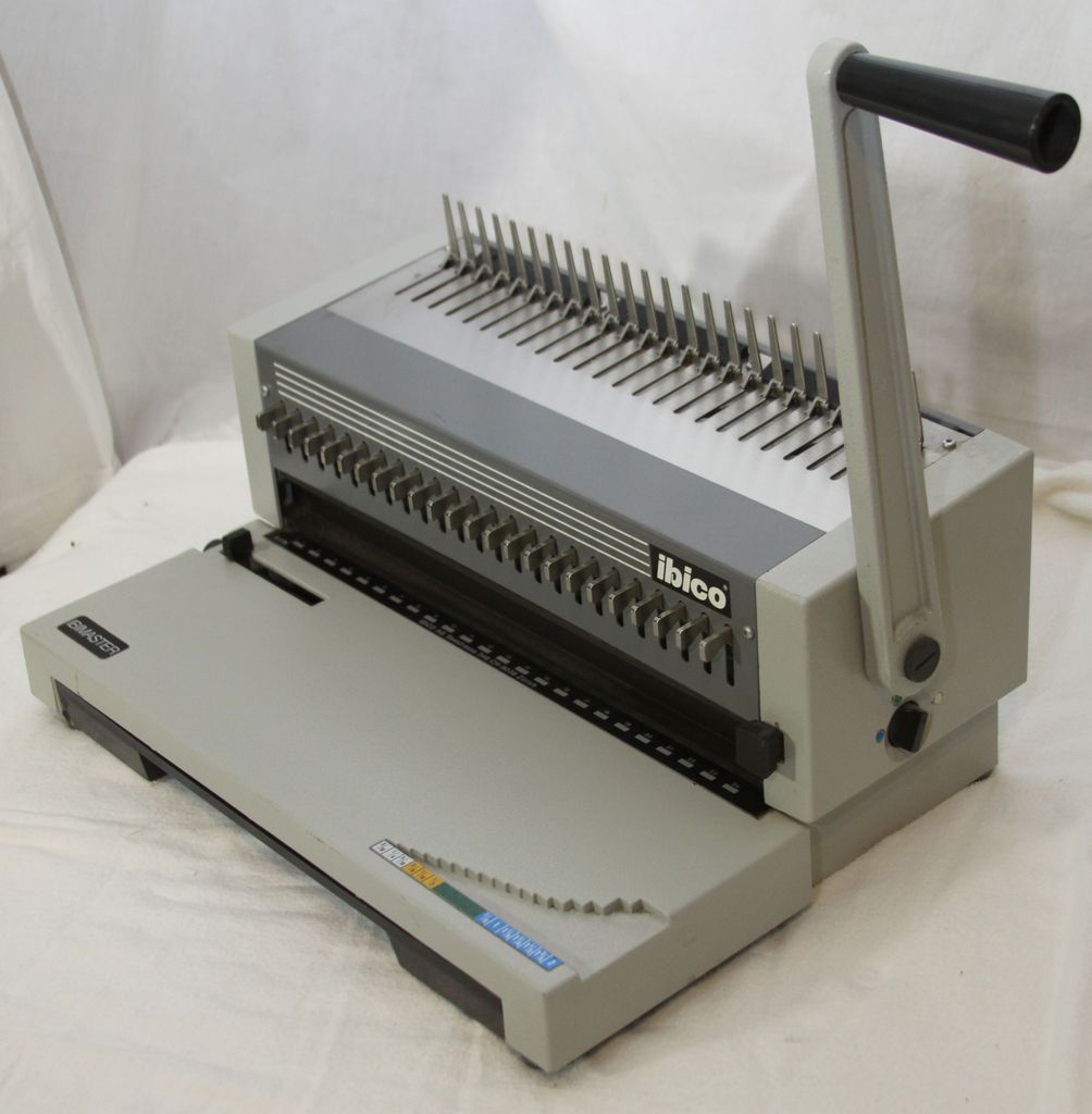 Ibico Punch Comb Binding Machine Manual Ibimaster Heavy Duty Binder