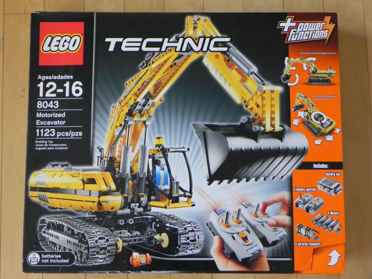 in 1 Lego Technic 8043 Motorized Excavator Factory SEALED Box