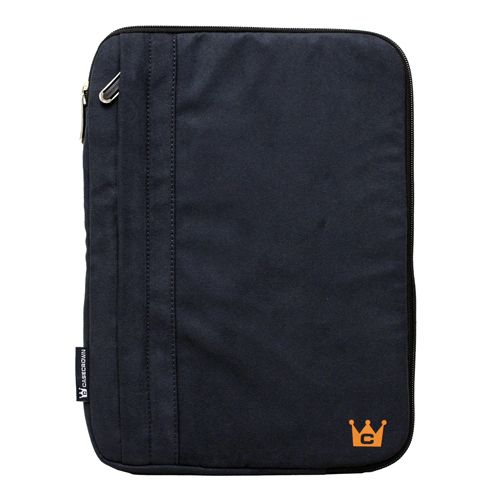 CaseCrown Faux Suede Case for Google Nexus 10 inch Tablet Navy