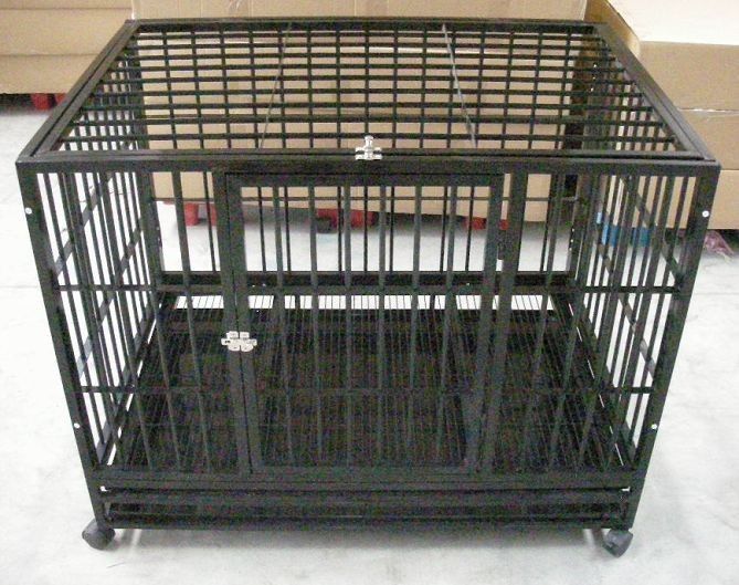 48 Heavy Duty Dog Pet Cat Bird Crate Cage Kennel HB
