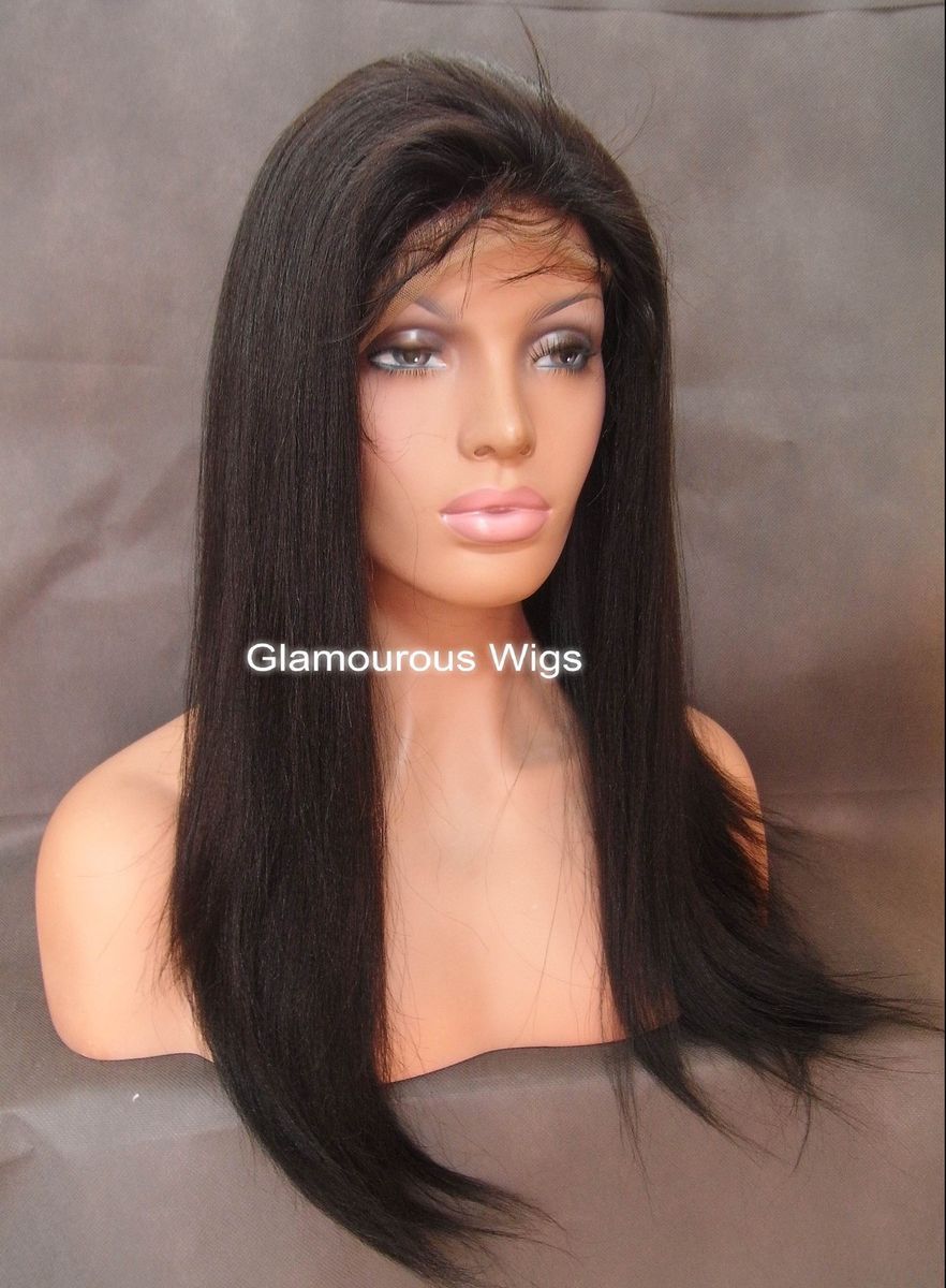 Yaki Yaky 100 Indian Remy Human Hair Wig 18 Full Lace Inez