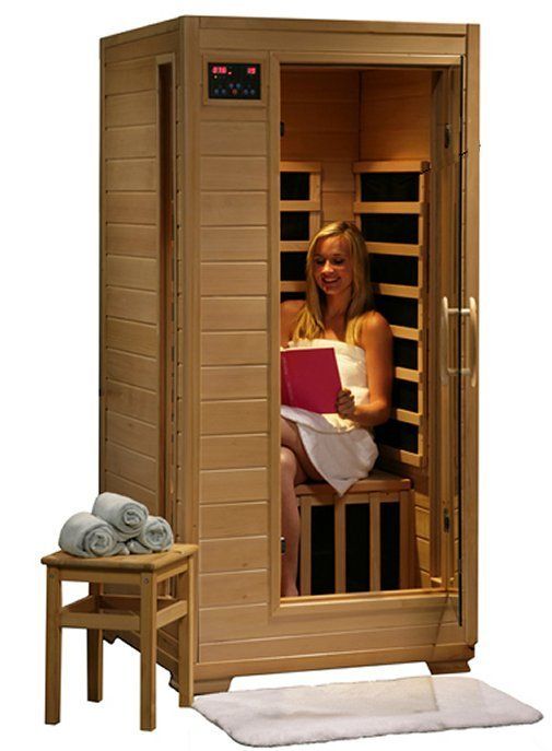  Buena Vista 1 Person Infrared Home Sauna w 5 Carbon Heaters