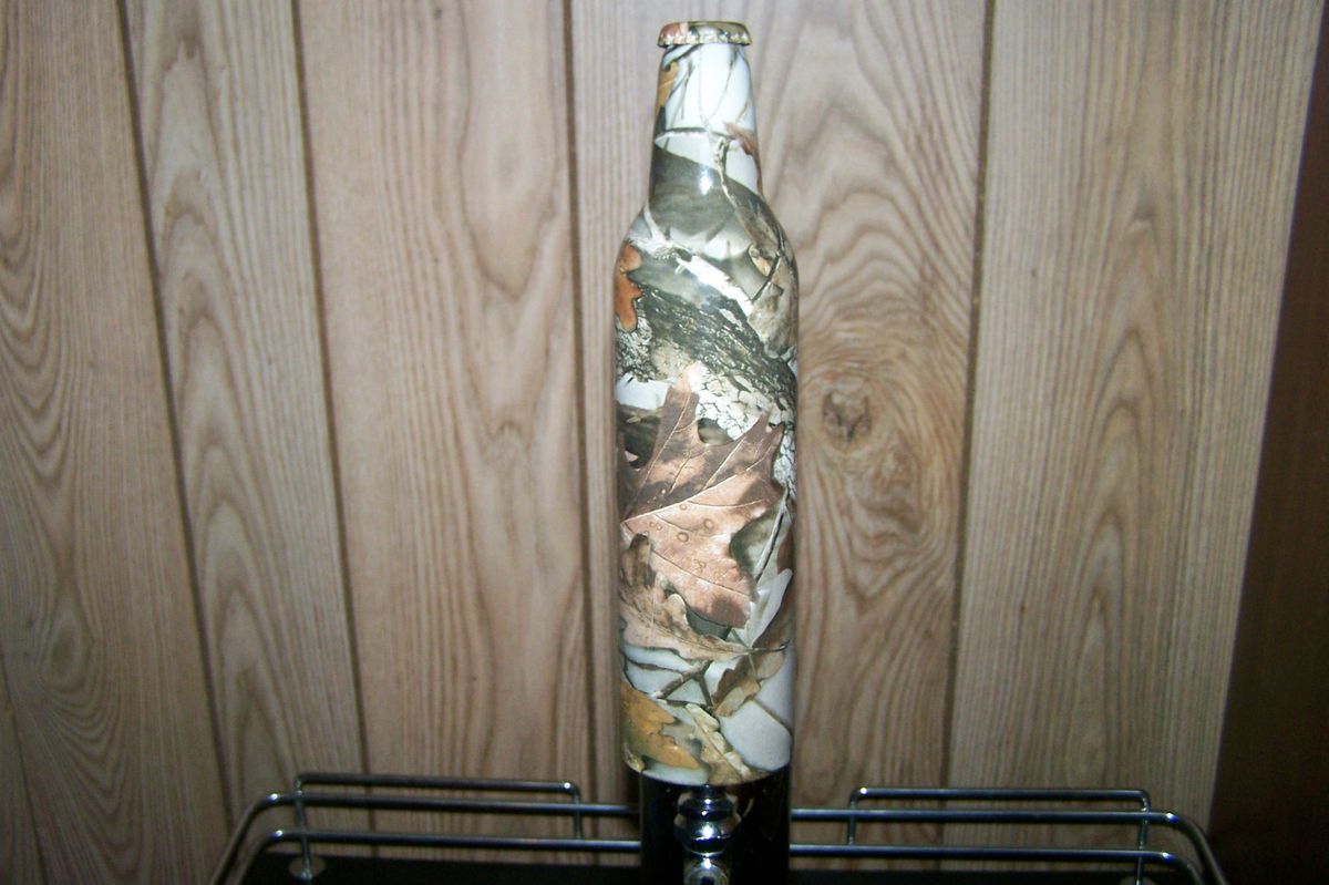 Camo Realtree Mosey Oak Aluminum Beer Tap Handle Hydrographics