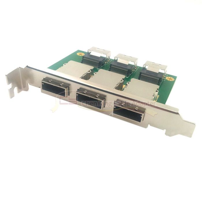 Internal SFF 8087 Mini SAS 36P to External SFF 8088 26P SAS PCI