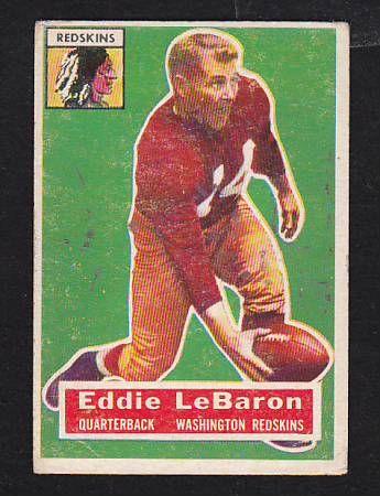 1956 Topps Short Print #49 Eddie LeBaron Washington Redskins Vintage