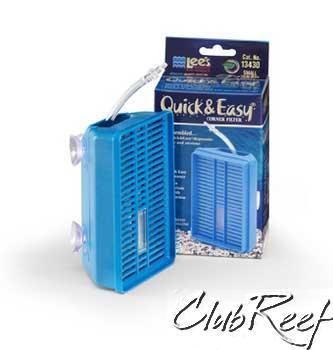 Quick EZ Aquarium Corner Air Driven Filter Lees SM