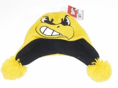 NCAA Iowa Hawkeyes Zoozatz Yellow Knitted Hat Janco Studio Keepsake