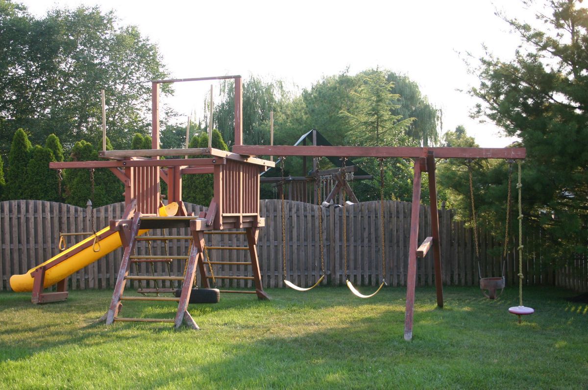 Rainbow Swing Set