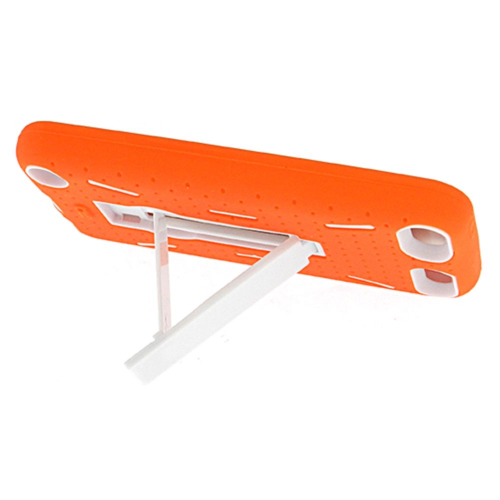 iPod Touch 5 5th Generation Hybrid Defender Kickstand Case Orange