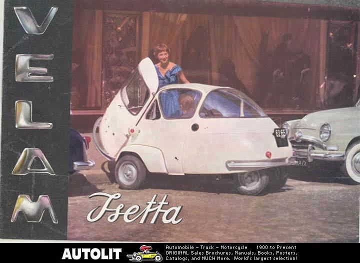 1955 Velam Isetta 250 Microcar Brochure France