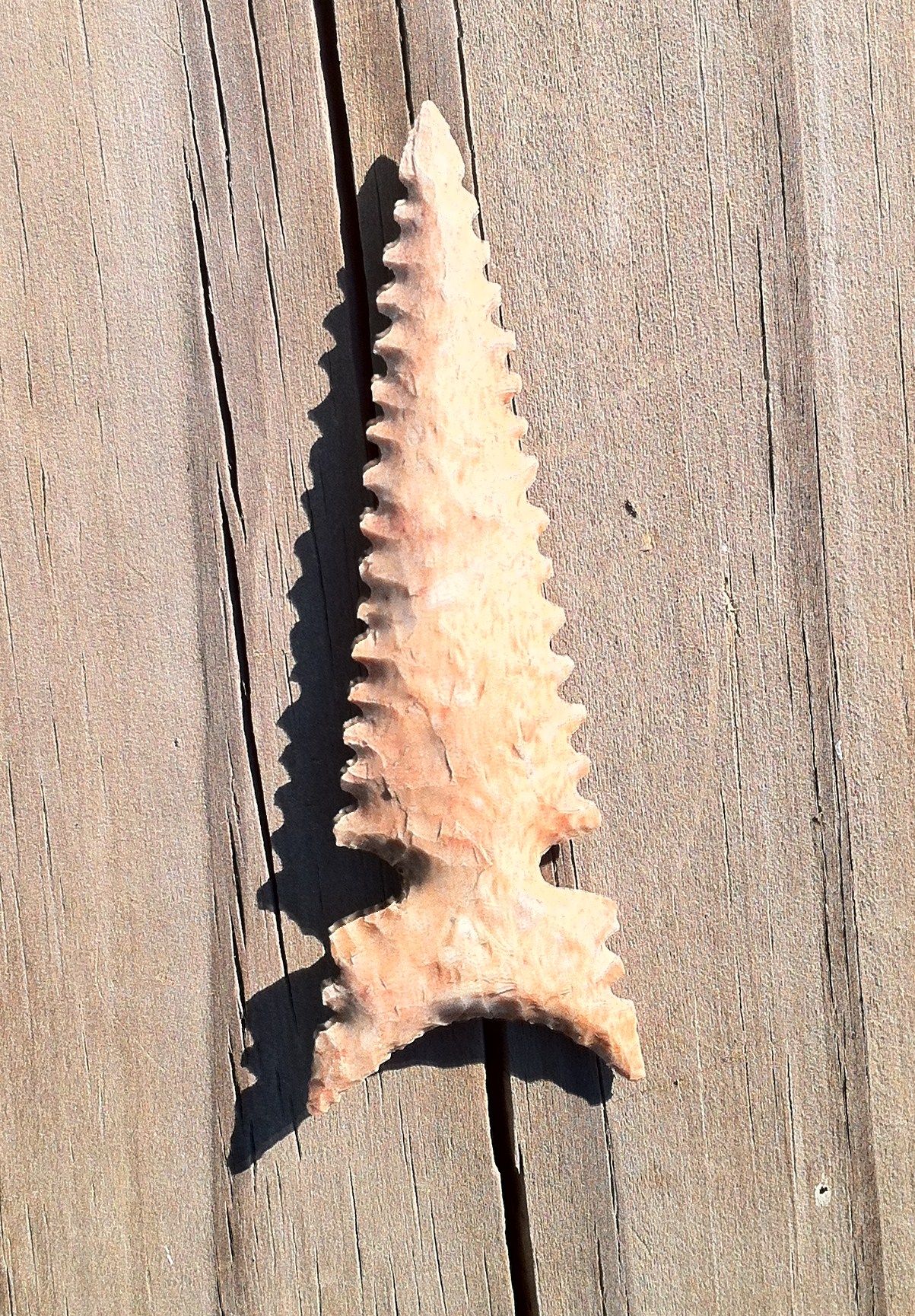 Ishi Point Indian Arrowhead Flint Knapping Repo