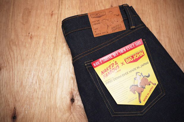 Naked & Famous Denim x BIG JOHN 14oz Weird Guy Jeans