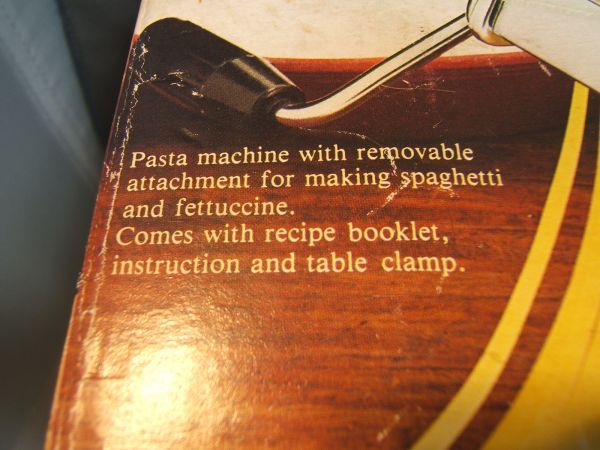 Italian Pasta Pro Machine Removable Attachment Spagheti Fettuccine