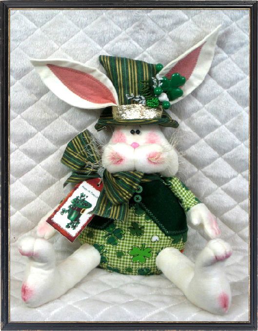 Primitive St Patricks Day Bunny ♣♣ Pattern 67