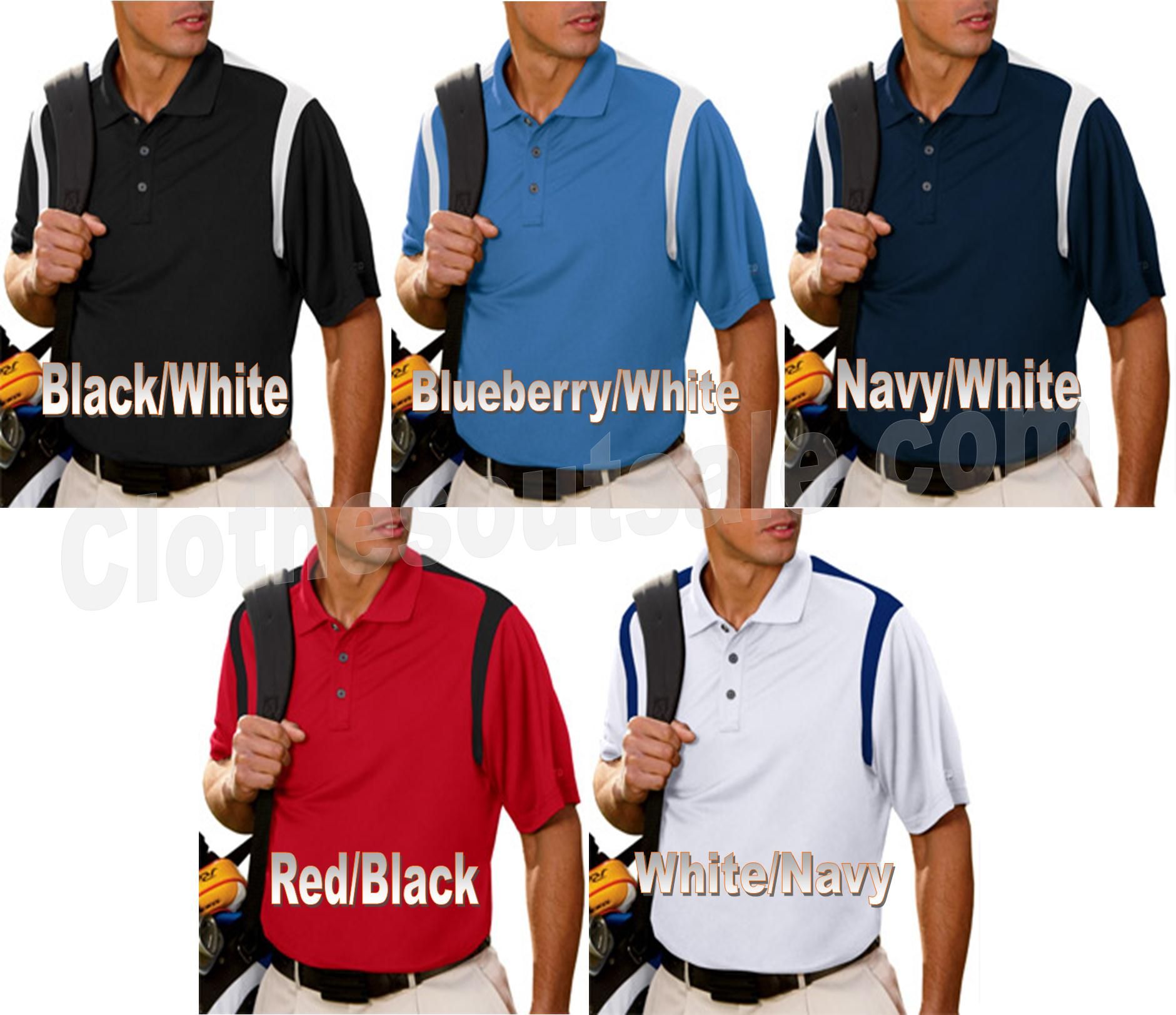 IZOD Mens Performance Golf Body Mapping Polo