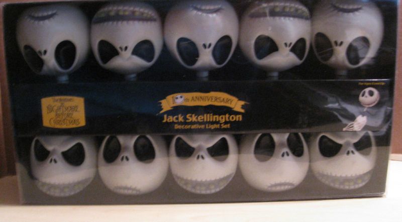 Nightmare Before Christmas Jack Skellington Light Set