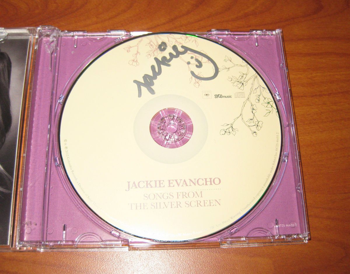 Jackie Evancho Signed Songs from The Silver Screen CD Proof Americas