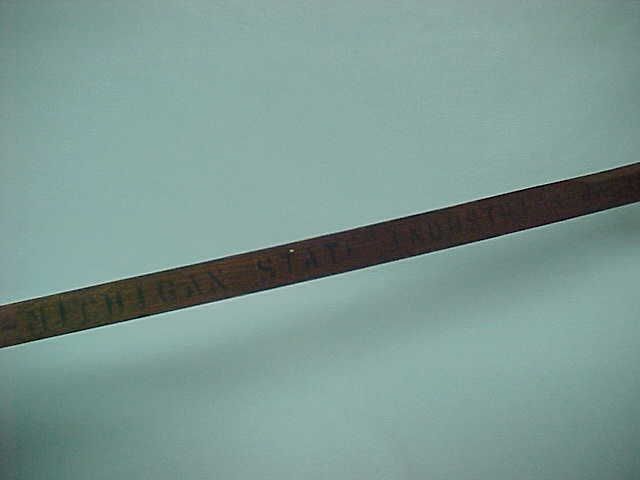 Old, hard to find Jackson, Michigan prison industries walking stick