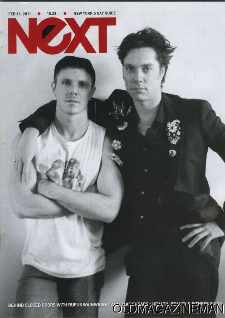 Jake Shears Scissor Sisters Rufus Wainwright Next Mag