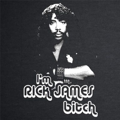 Rick James Bitch Funny TV Pimp Comedy Retro T Shirt