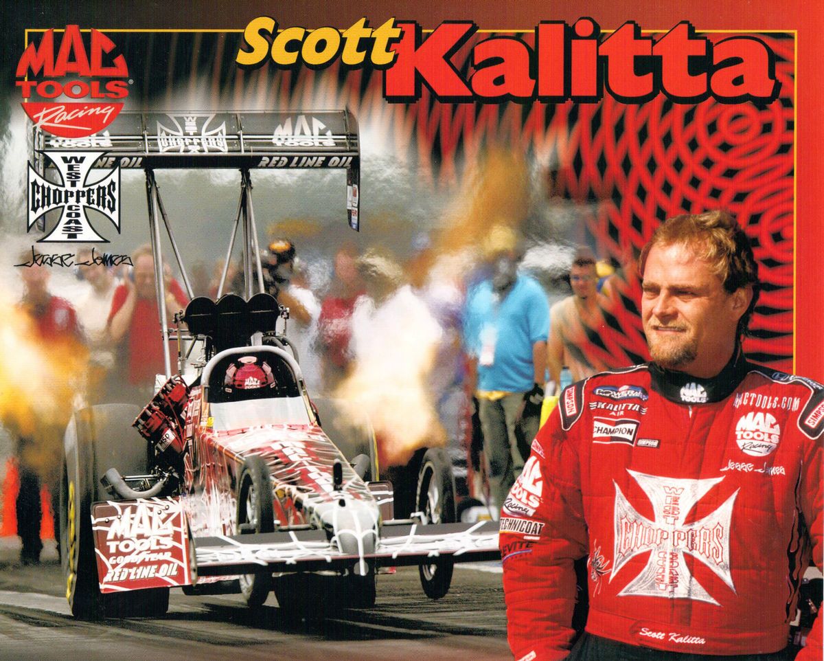 Scott Kalitta Mac Tools West Coast Choppers Jesse James Handout