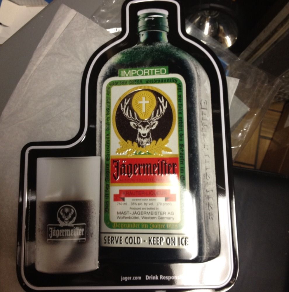 Jagermeister Metal Sign