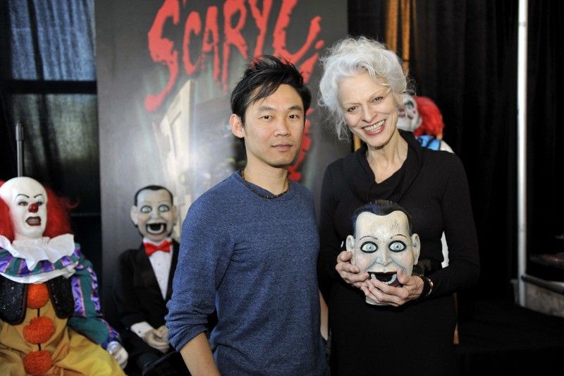  Roberts and Director James Wan at our booth The Scary Closet