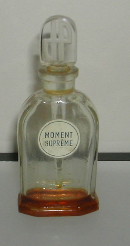 Vintage Jean Patou Moment Supreme Perfume Glass Bottle France on PopScreen