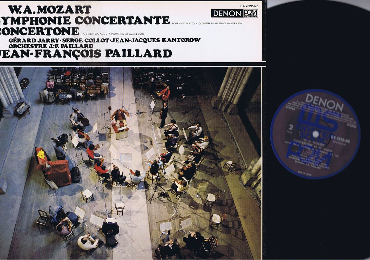 Mozart Symphony Concertante Jarry Kantorow Stereo LP