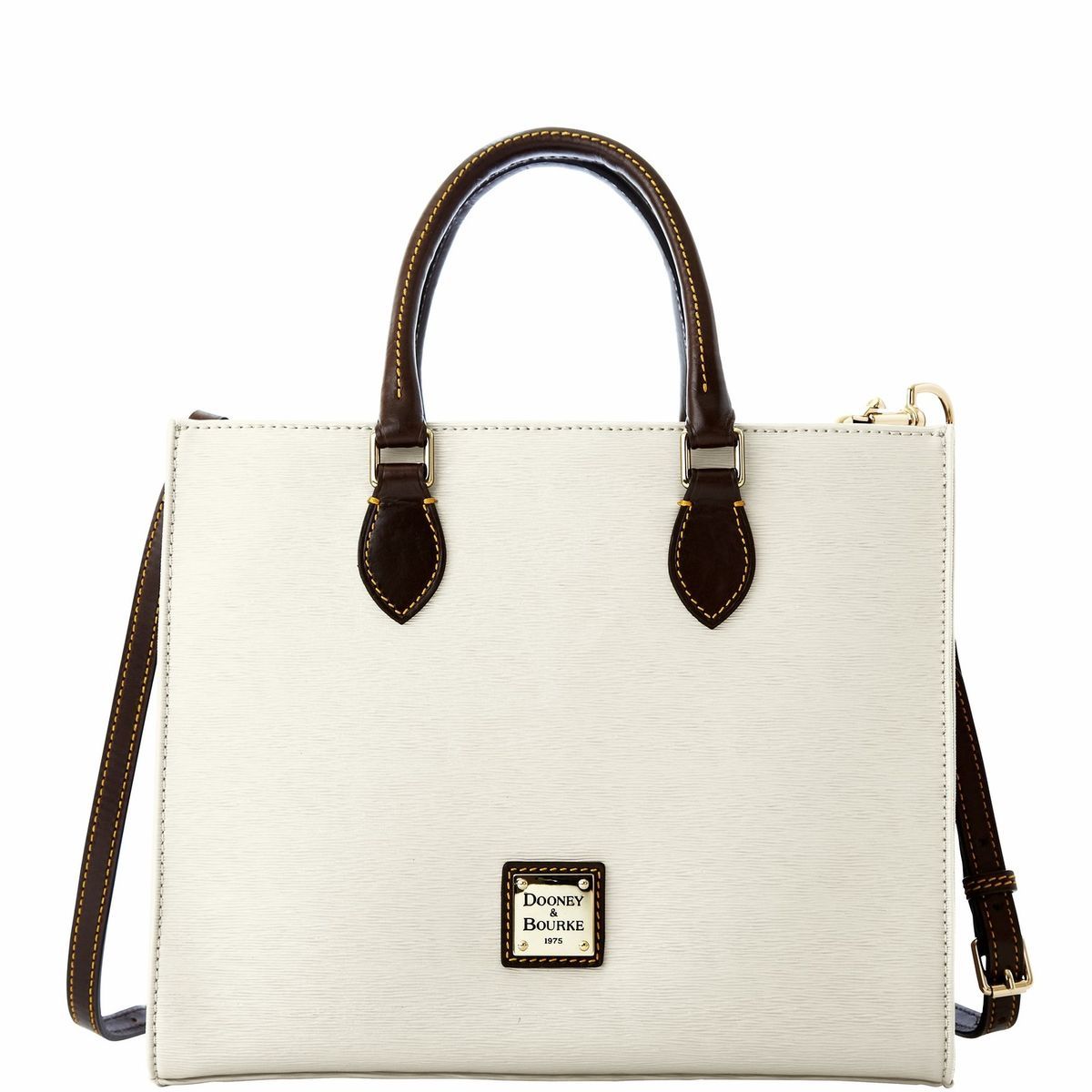 Dooney Bourke Cork Janine Satchel Ivory