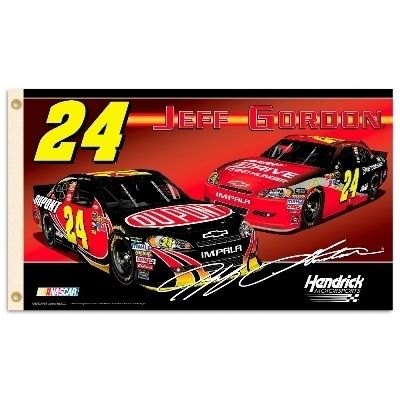 2012 Jeff Gordon 24 NASCAR Premium Flag