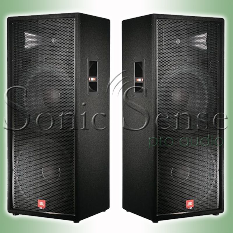 JBL JRX 125 2 Way 15 DJ PA Speaker Cabinet Pair JRX125 New Extended