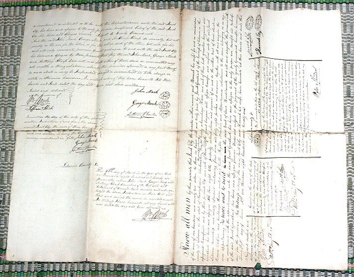 1826 Deed Lebanon PA Ely Clockmaker Goodhart Etc