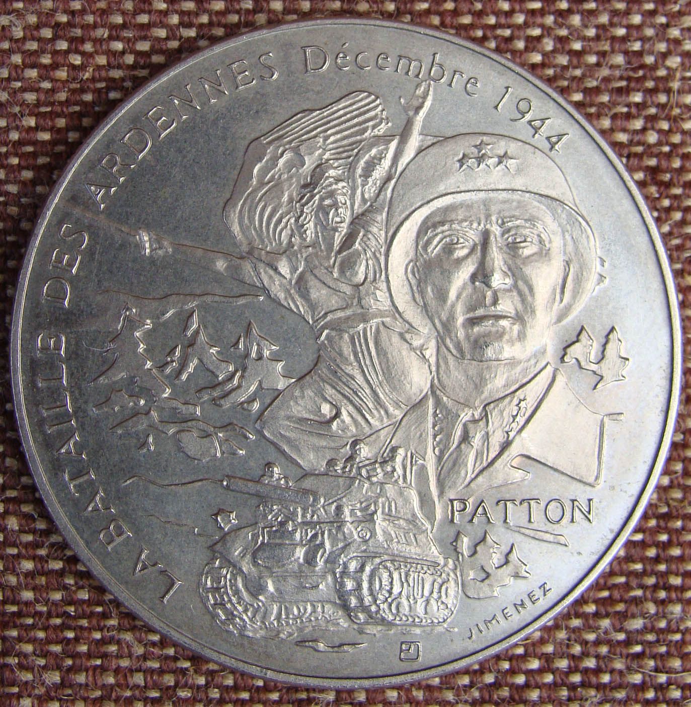 WW2 RARE 5 Commemorative Coins France Liberation Events Generals