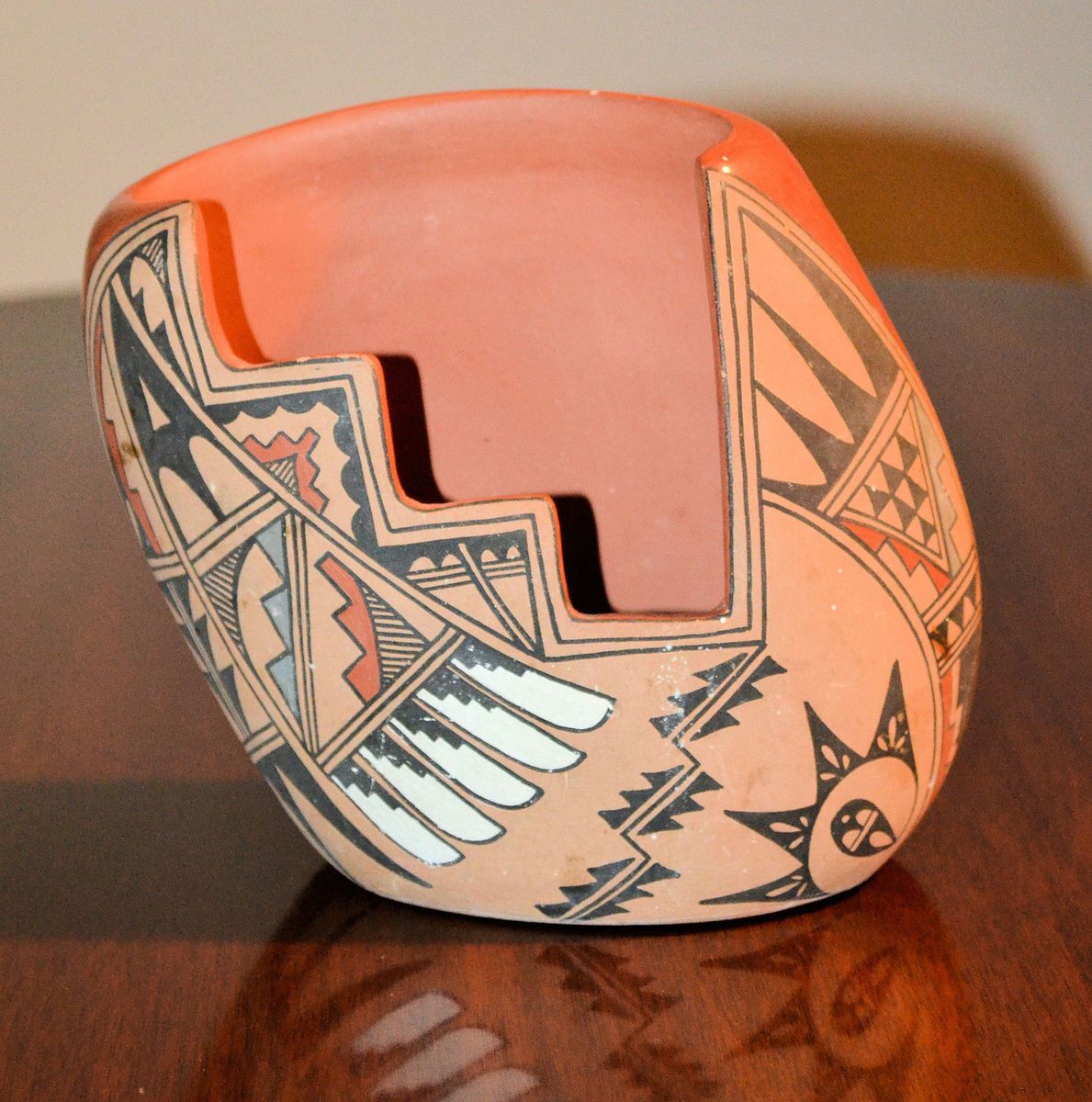 Simone Tsosie Pueblo Jemez New Mexico Hand Painted Pottery