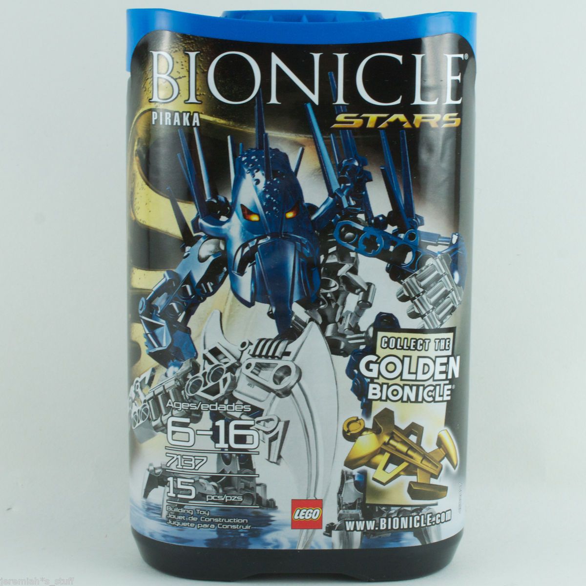 LEGO Bionicle Stars Piraka #7137 golden bionicle   Nektann   BRAND NEW