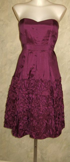Jessica Simpson Taffeta Rosette Party Dress Sz 6 $148