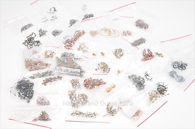 5K Lee Angel 44 PC Earring Jewelry Crystal Repair Scrap Lot 1lb 8oz