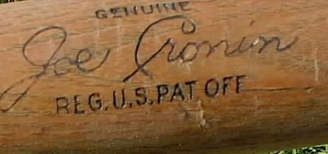 Joe Cronin Louisville Slugger 125 JC Baseball Bat